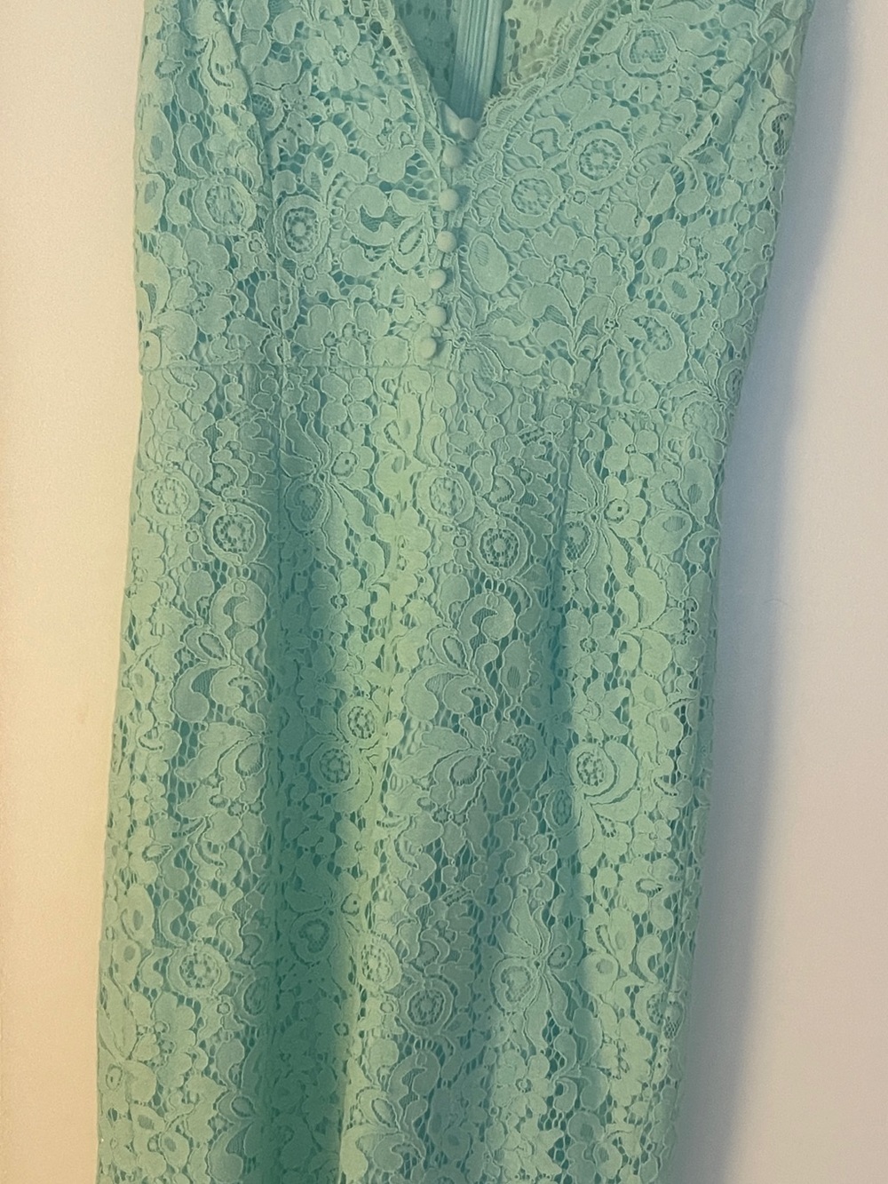 Bardot Mint Green Lace Maxi Skirt